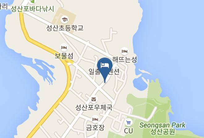 National Palace Guest House Map - Jejudo - Seogwiposi