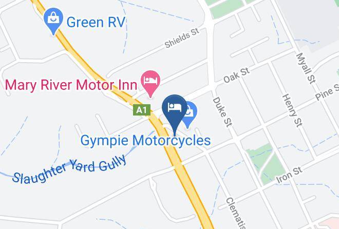 Nationwide Motel Gympie Map