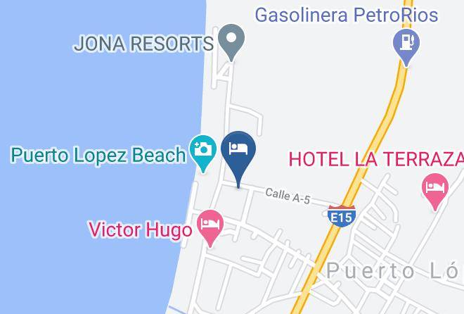 Puerto Lopez - Nativa Whale Domes Maps