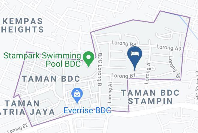 Bahagian Kuching - Natol Homestay Paris Maps