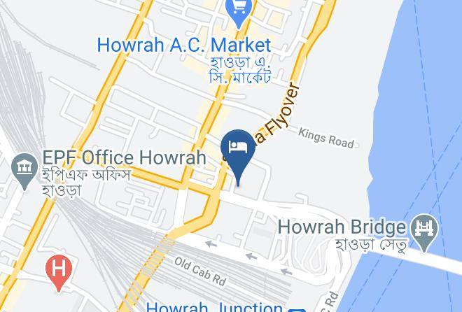 Haora - Natraj Hotel Maps