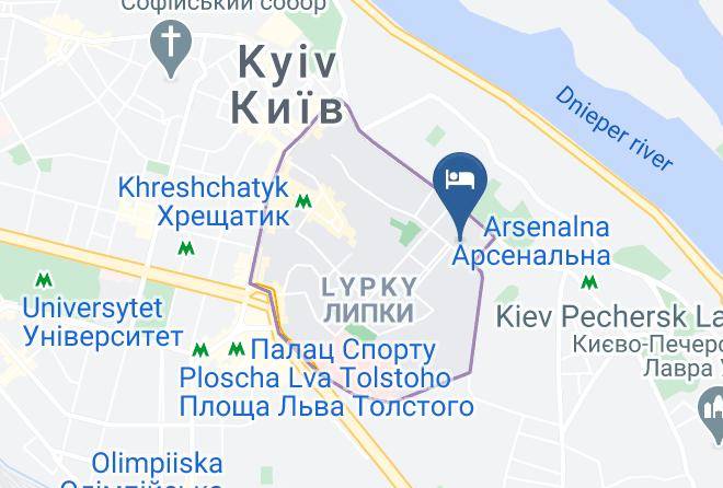 Kyiv - Natsionalny Hotel Maps