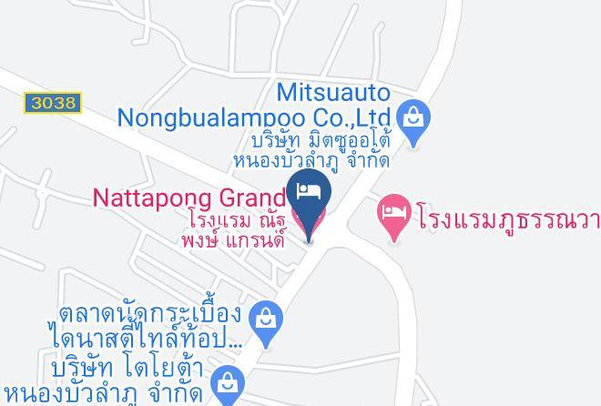 Amphoe Mueang Nong Bua Lam Phu - Nattapong Grand Hotel Maps