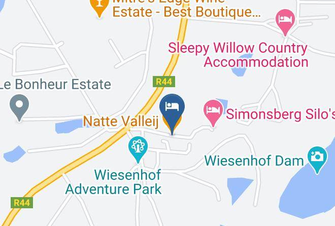 Cape Winelands - Natte Valleij Maps