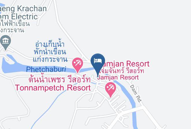 Amphoe Kaeng Krachan - Natthaphon Resort Maps
