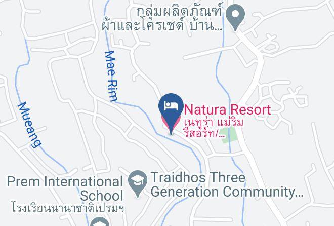 Amphoe Mae Rim - Natura Resort Maps