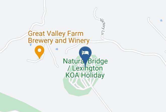 Rockbridge - Natural Bridge Lexington Koa Holiday Maps