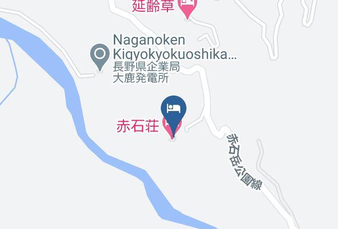 Natural Hot Spring & Hotel Map