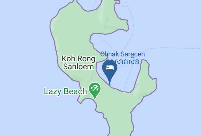 Preah Sihaknuk Town - Natural Island Resort Maps