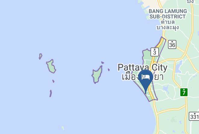 Natural Park Resort Pattaya Map