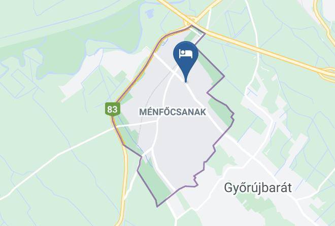 Gyor - Natural Pension And Health Center Maps