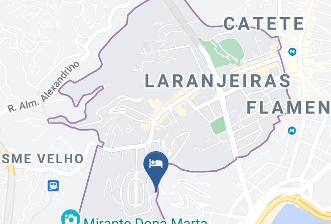 Rio De Janeiro Laranjeiras - Nature Paradise Boutique Hotel Maps