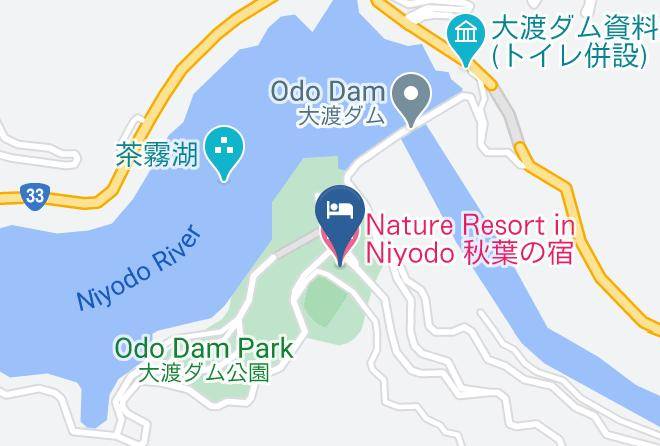 Niyodogawa Townagawa District - Nature Resort In Niyodo Maps