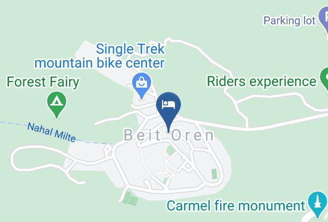 Beit Oren - Nature Suites Carmel Maps