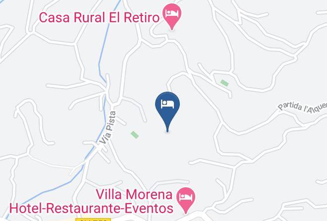 Alicante - Nature Suites Puig Campana Hotel Maps