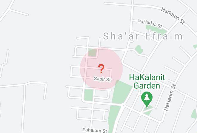 Shaar Efrayim - Nature Unit Maps