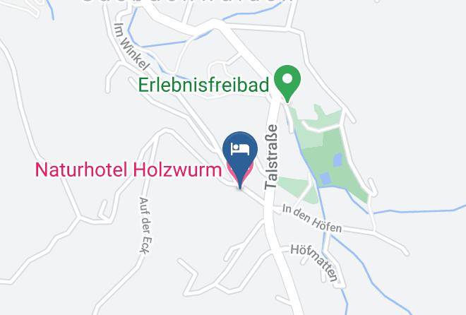 Naturhotel Holzwurm Map