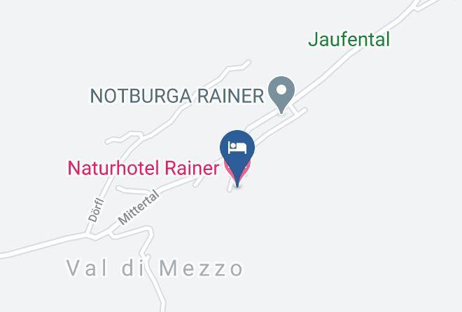 Bolzano - Naturhotel Rainer Maps