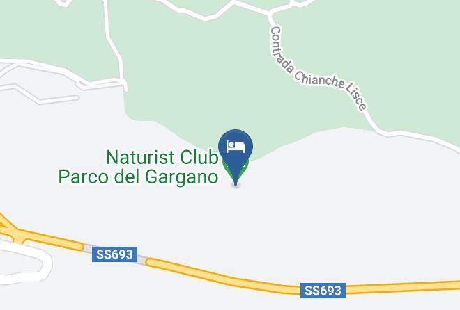 Foggia - Naturist Club Parco Del Gargano Maps