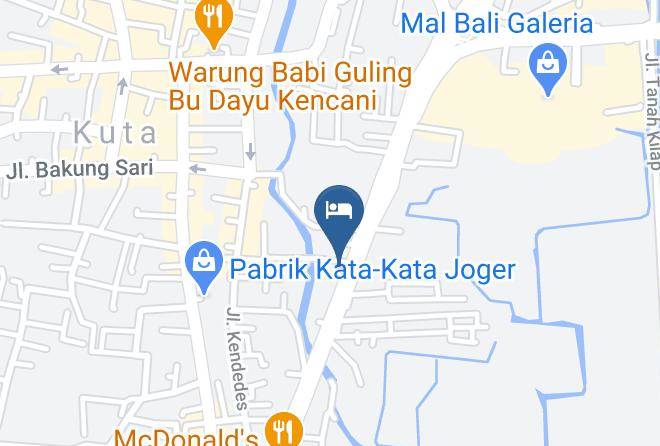 Badung Regency - Natya Hotel Maps