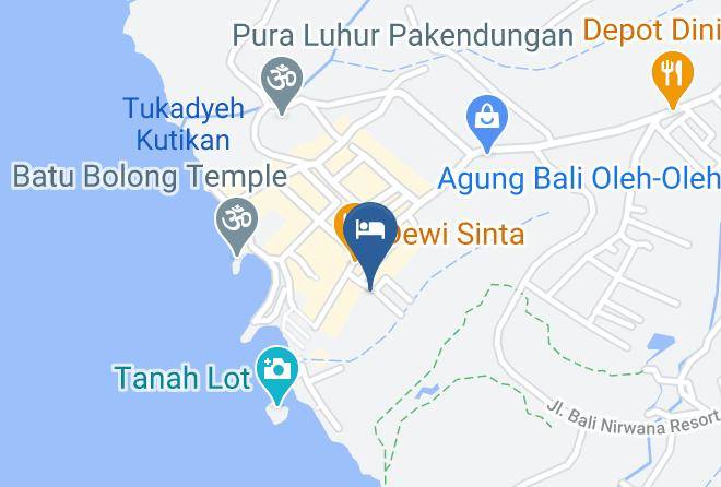 Tabanan Regency - Natya Hotel Tanah Lot Maps