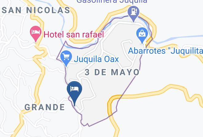 Santa Catarina Juquila - Naue Hotel Juquila Maps