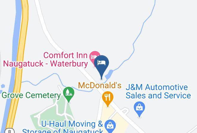New Haven - Naugatuck Motor Lodge Maps