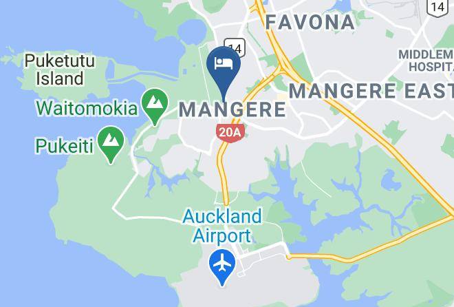 Naumi Hotel Auckland Airport Map