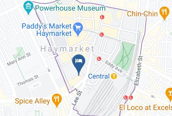 Sydney - Naumi Studio Hotel Sydney Maps