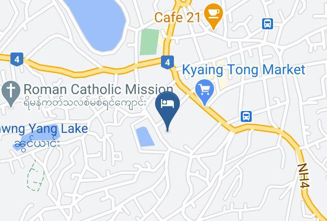 Kyaingtung - Naung Tong Hotel Maps