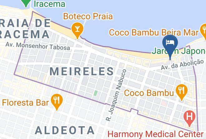 Fortaleza - Nautico Praia Hotel Maps