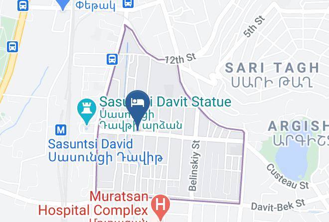 Yerevan - Nava Hotel Maps