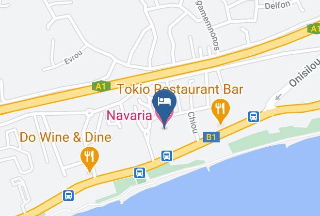 Cyprus - Navaria Hotel Maps