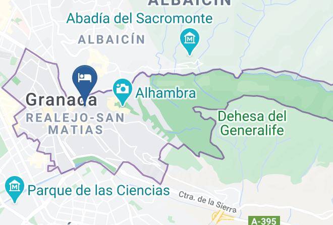 Granada - Pension Navarro Ramos Maps