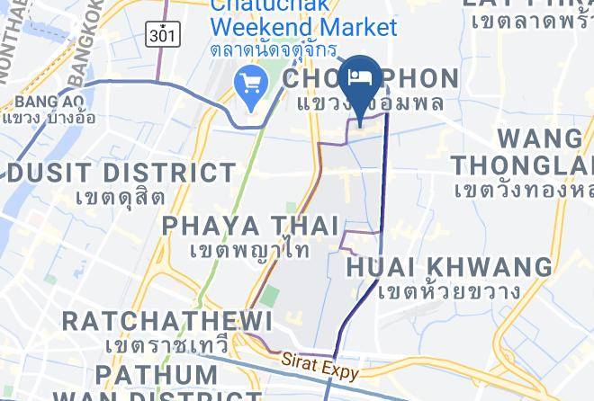 Din Daeng District - Navi Maestro19 Ratcha Da Condo Hotel Maps