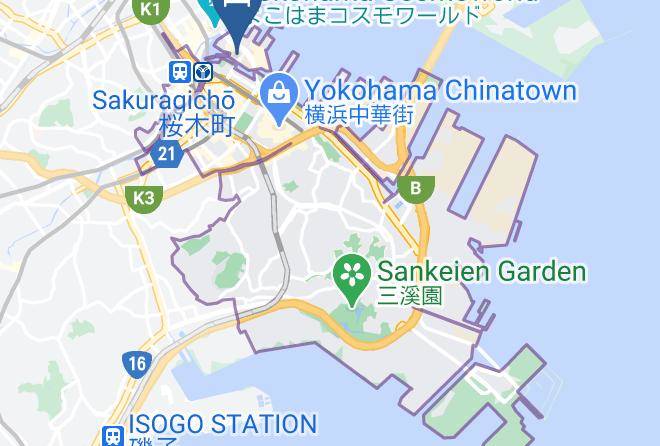 Yokohama City Naka Ward - Navios Yokohama Maps