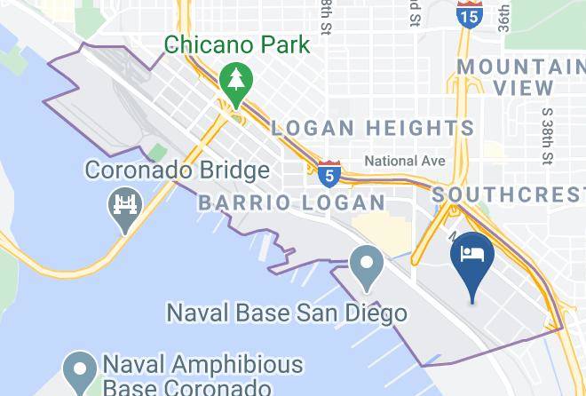 San Diego - Navy Gateway Inns And Suites Maps