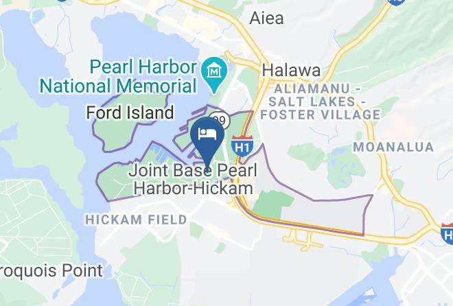 Honolulu - Navy Gateway Inns & Suites Arizona Hall Maps