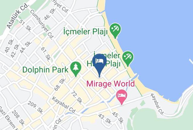 Marmaris - Navy Hotel Icmeler Maps