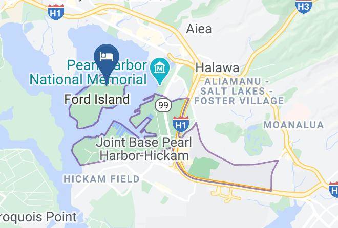 Honolulu - Navy Lodge Bldg 2 Maps