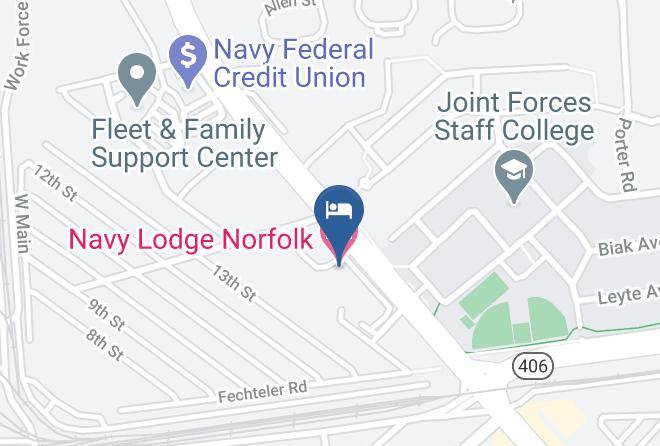 Norfolk City - Navy Lodge Norfolk Maps
