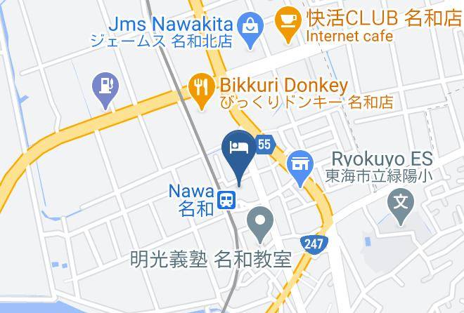 Tokai City - Nawa Plaza Hotel Maps