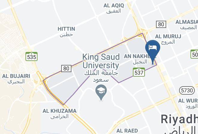 Riyadh - Nawara Hotel Suites Maps