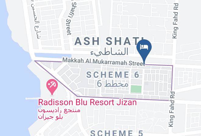 Jazan - Nawaress Hotel Maps