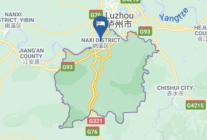 Luzhou - Naxi Hotel Maps
