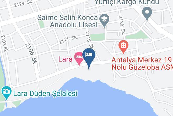 Nazar Beach Hotel Map - Antalya - Muratpasa