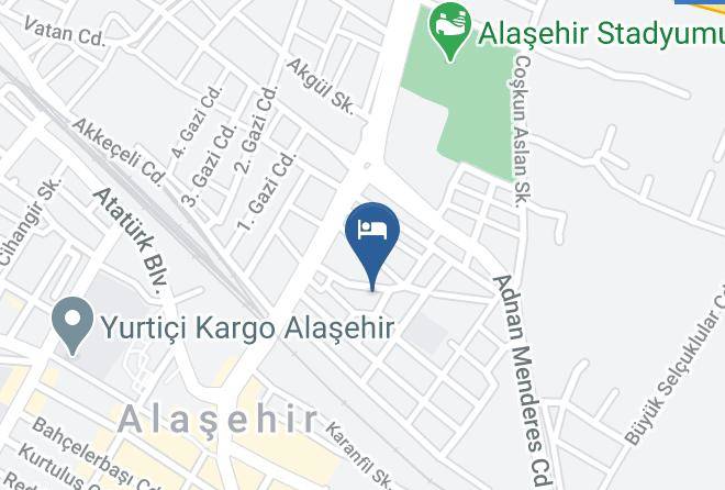 Alasehir - Nazar Otel Maps