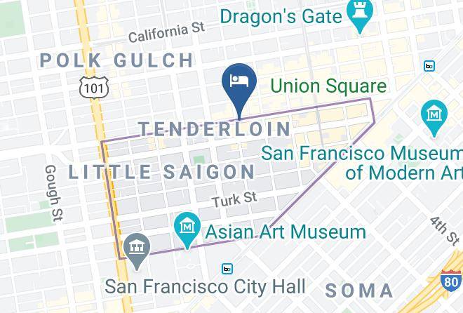 San Francisco - Nazareth Hotel Maps