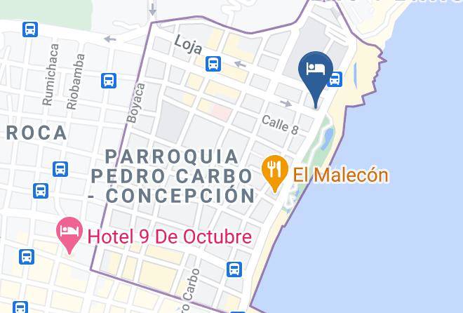 Perla Central Hotel Map