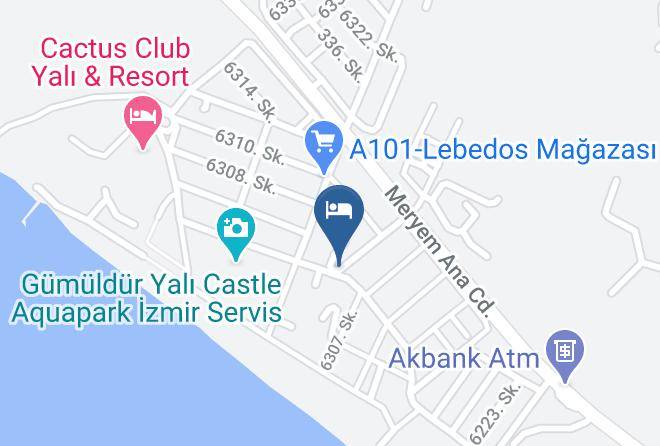 Menderes - Nazya Otel Maps